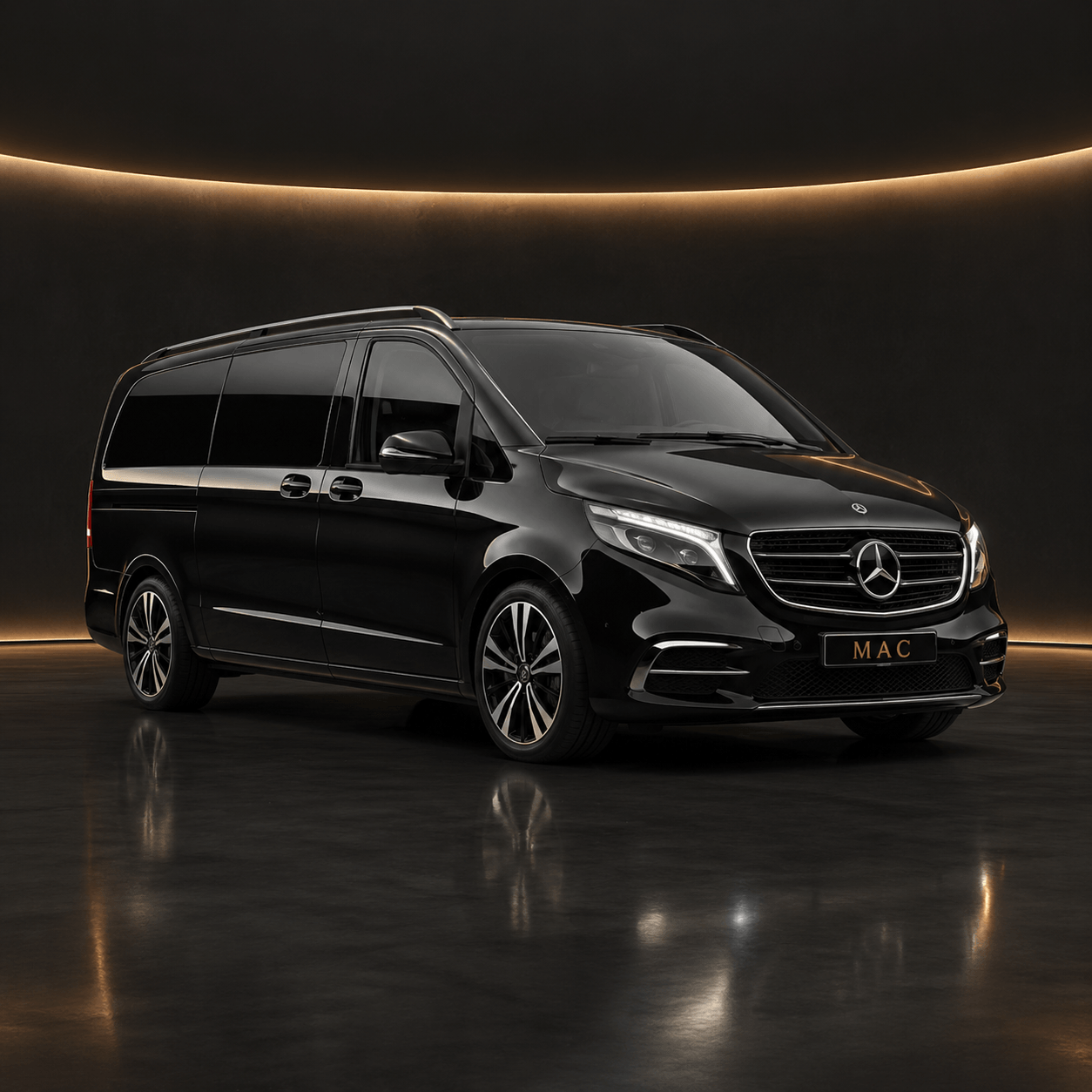 Mercedes V-Class executive MPV for Manchester Airport chauffeur transfers